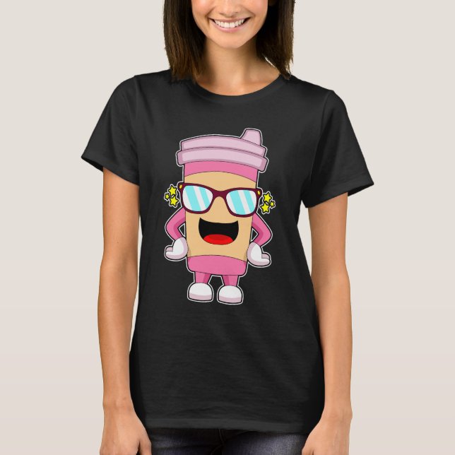 Coffee to go Sunglasses T-Shirt (Front)