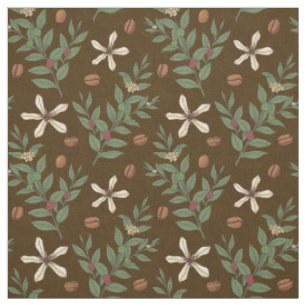 Coffee Tree Pattern Fabric