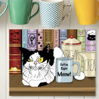 Coffee Tuxedo Cat Funny