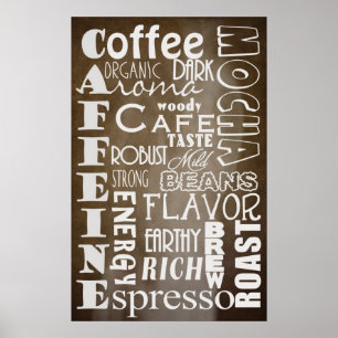 COFFEE TYPOGRAPHY POSTER