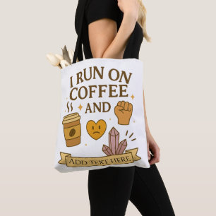 Coffee & Vibes – Editable Design Tote Bag
