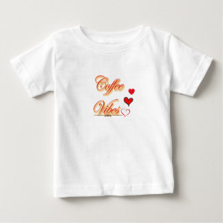 "Coffee Vibes: Textual Tranquillity" Baby T-Shirt