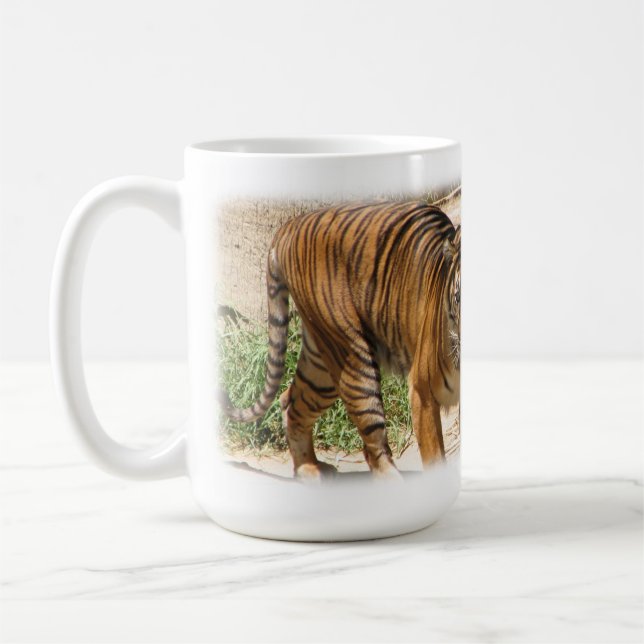 Coffee wakes up the Tiger! Mug (Left)