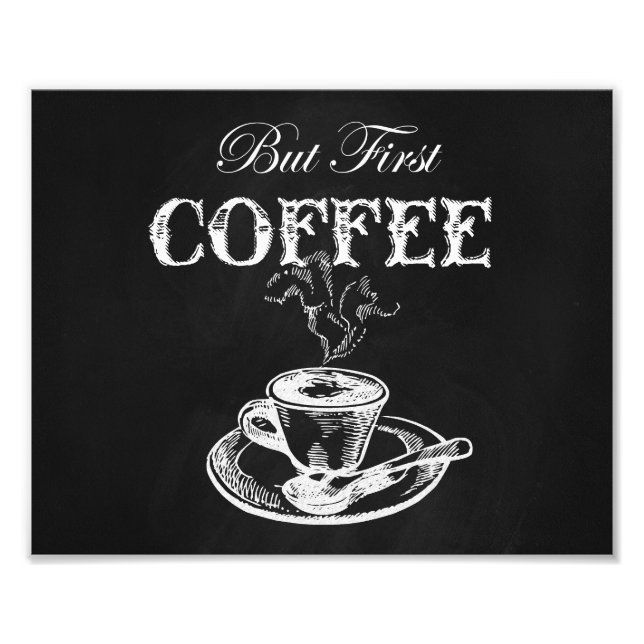 Coffee Wall Art Chalkboard (Front)