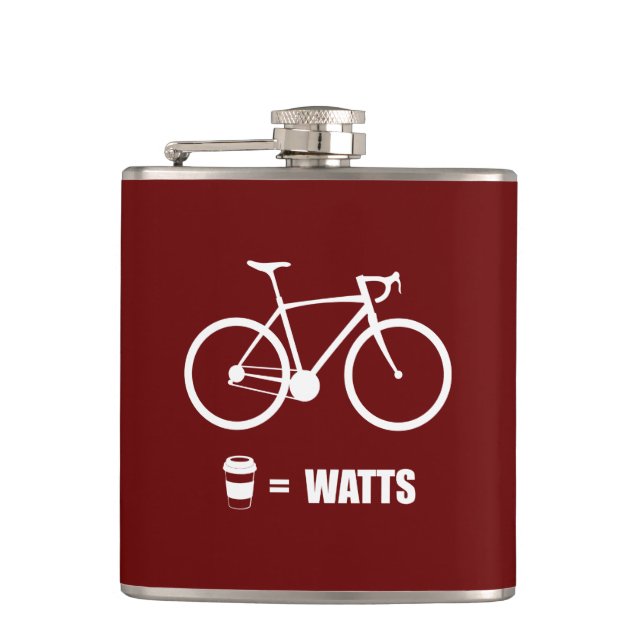 Coffee = Watts Hip Flask (Front)