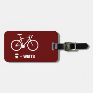 Coffee = Watts Luggage Tag