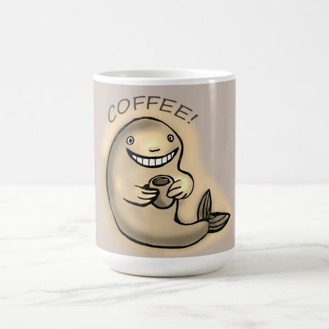coffee whale  mug (Center)