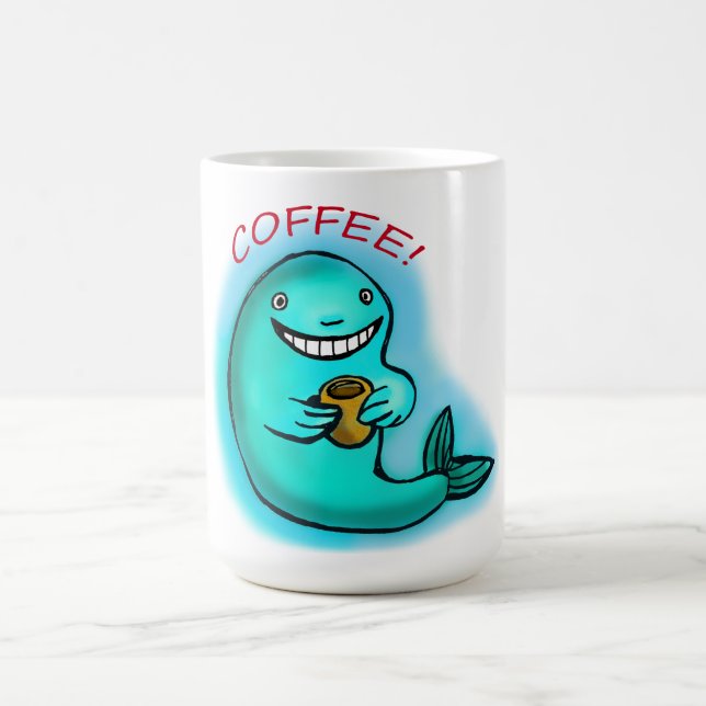 coffee whale  mug (Center)