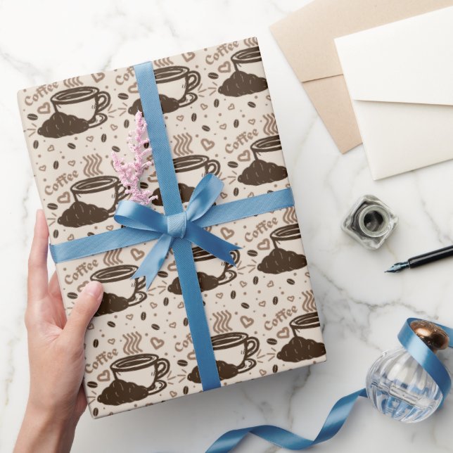 Coffee Whimsy Wrapping Paper (Gifting)