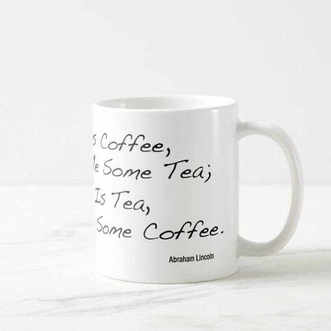 Coffee? White 11 oz Classic White Mug (Right)