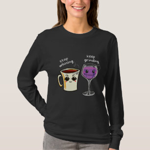 Coffee Wine Couples Romantic T-Shirt