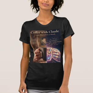 Coffee with Claude Womens' T-Shirt