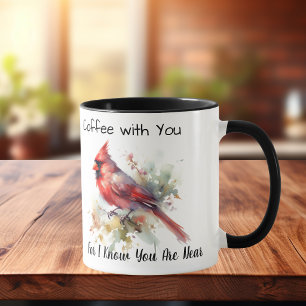 Coffee With You For I know You Are Near Modern  Mug