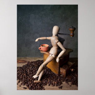 Coffee Worker Poster