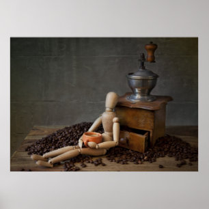 Coffee Worker Poster