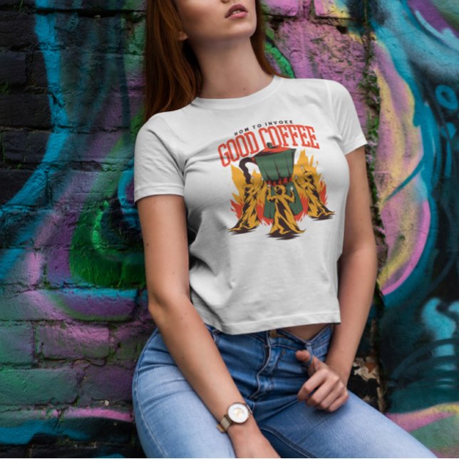 Coffee Worshipping T-Shirt (Creator Uploaded)