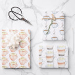 Coffee Wrapping Paper Flat Sheet Set of 3<br><div class="desc">Celebrate the special coffee lover in your life with these fun wrapping paper sheets!</div>