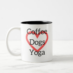 Coffee Yoga Dogs Mug