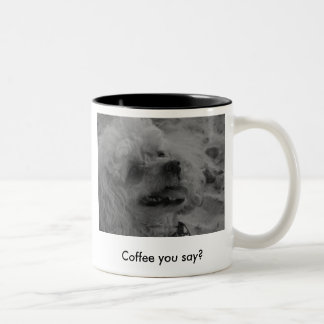 Coffee you say? Two-Tone coffee mug