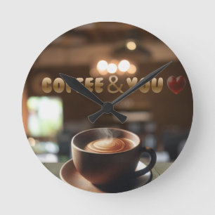 Coffee & You Wall Clock