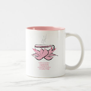 coffee zen Two-Tone coffee mug