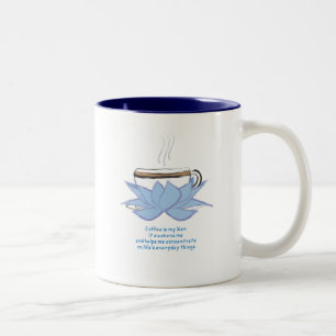 coffee zen Two-Tone coffee mug