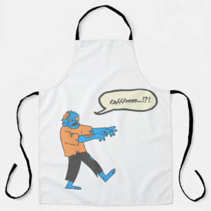 Coffee zombie apron