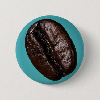 CoffeeBean-Button 6 Cm Round Badge
