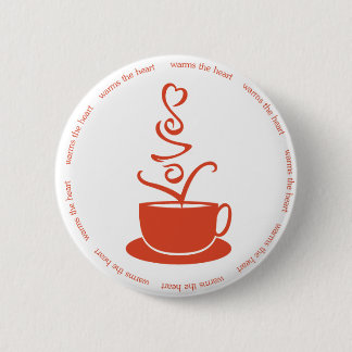CoffeeLove_Button 6 Cm Round Badge