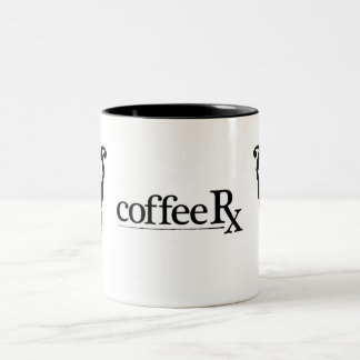 CoffeeRx Owl Two-Tone Coffee Mug