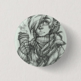 CoffeeYesPlx 3 Cm Round Badge
