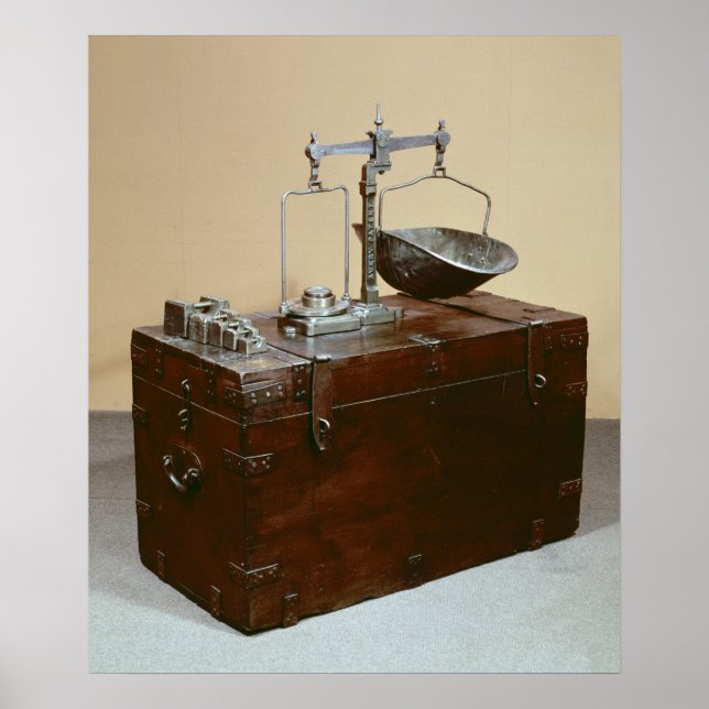 Coffer and scales poster (Front)