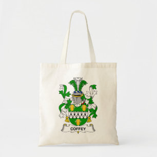 Coffey Coat of Arms Family Crest Tote Bag