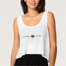 Coffey Cuts Women's Tank Top Digital Disc Design