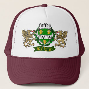 Coffey/O'Coffey Irish Shield w/Griffins Trucker Hat