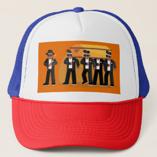 coffin dance meme trucker hat