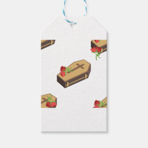 coffin emojis gift tags