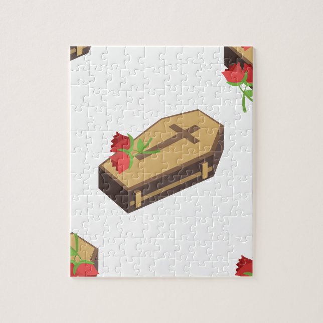 coffin emojis jigsaw puzzle (Vertical)