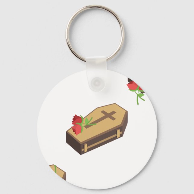 coffin emojis key ring (Front)