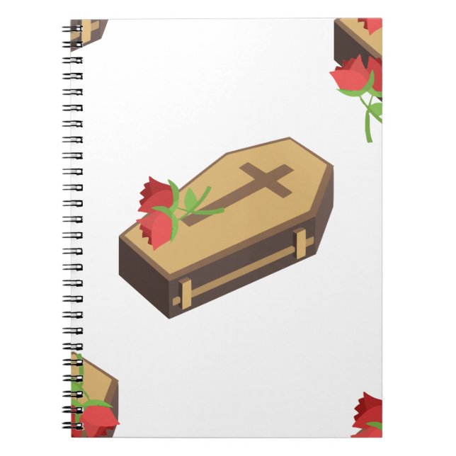 coffin emojis notebook (Front)