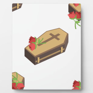 coffin emojis plaque