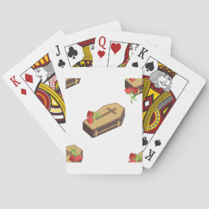 coffin emojis playing cards