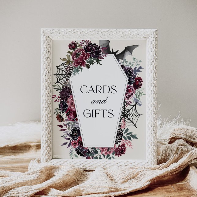 Coffin Halloween Baby Shower Cards and Gifts Poster (Creator Uploaded)