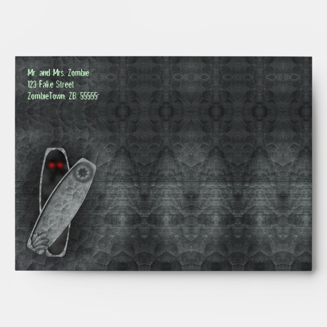 Coffin - Halloween Envelope (Front)