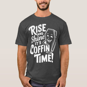 Coffin Humor Funny Casket Funeral Horror Costume f T-Shirt