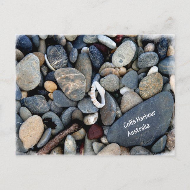 Coffs Harbour Pebble Beach Postcard (Front)