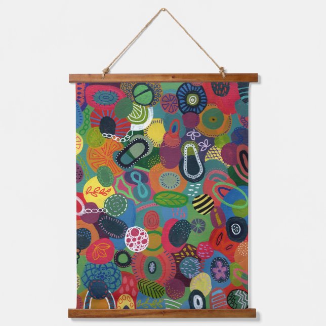 Cog Culture wall hanging Tapestry (Front)