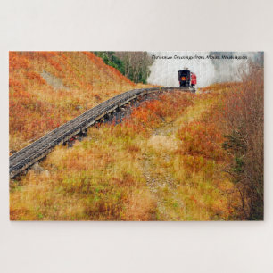 Cog Train Washington Mountain New Hampshire Jigsaw Jigsaw Puzzle
