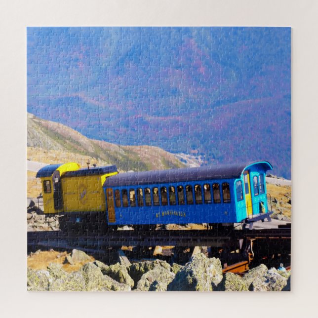 Cog Train Washington Mountain New Hampshire Jigsaw Puzzle (Vertical)