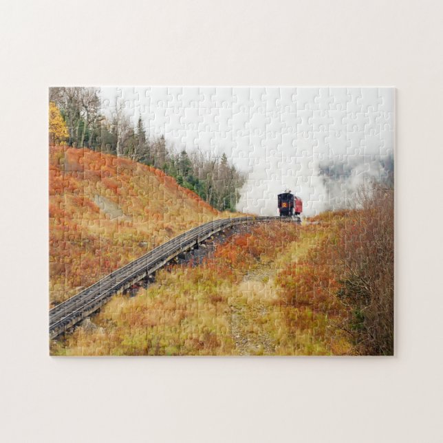 Cog Train Washington Mountain New Hampshire Jigsaw Puzzle (Horizontal)